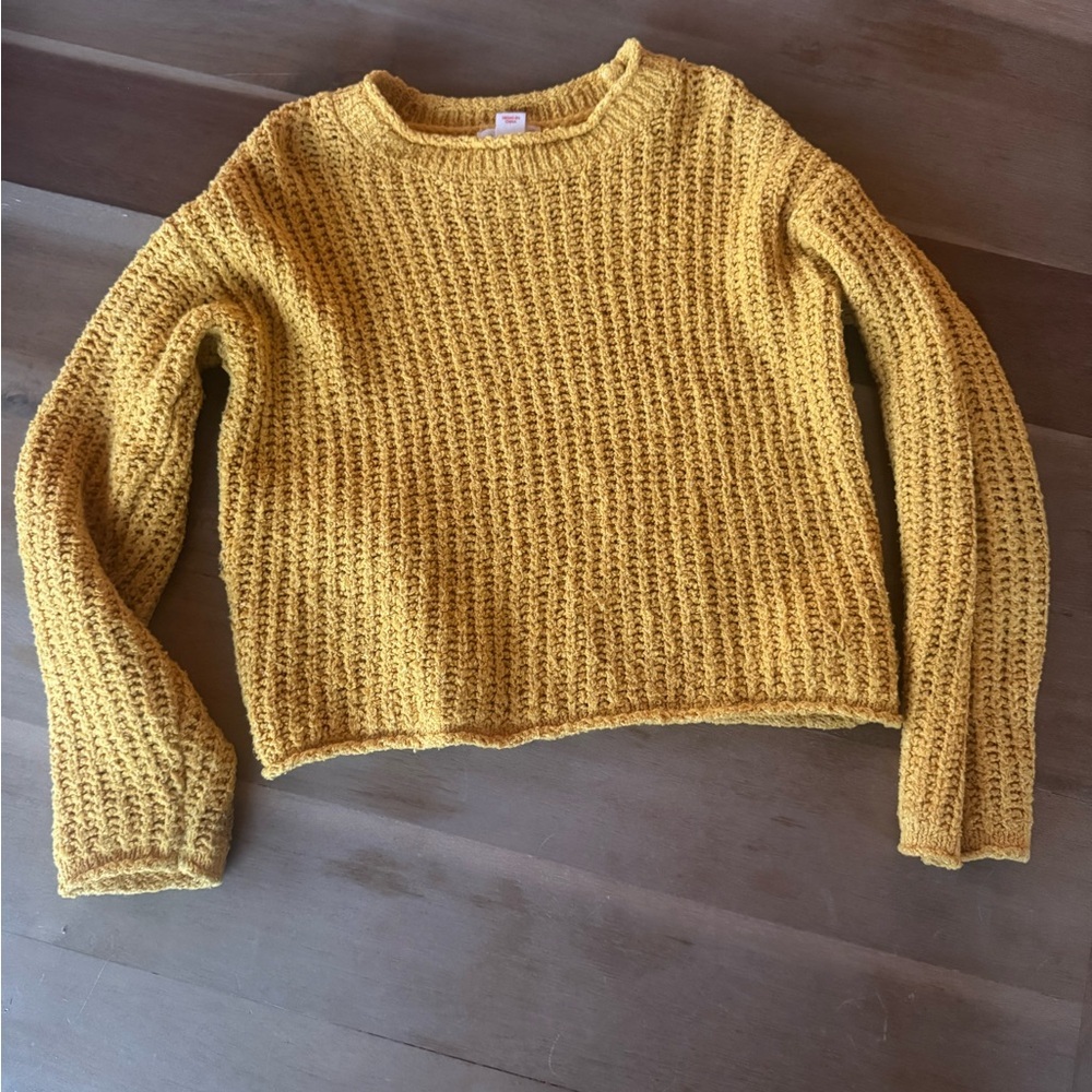 Mustard Knit Sweater Kids